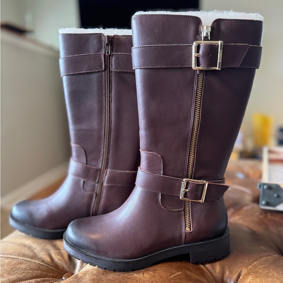Vionic Shoes - Vionic Marlow Tall Dark Brown Boots Size 6.5 NWOT